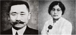 한인사회당을 조직한 이동휘(왼쪽)와 최초의 한인 여성 사회주의자 김알렉산드리아.