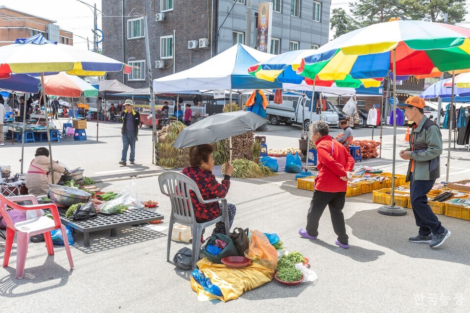 이런 장면을 만나면 지자체에 민원을 넣고 싶다. 햇빛 가리고 비를 피할 수 있을 가림막 좀 설치해달라고. 사진 류관희 작가